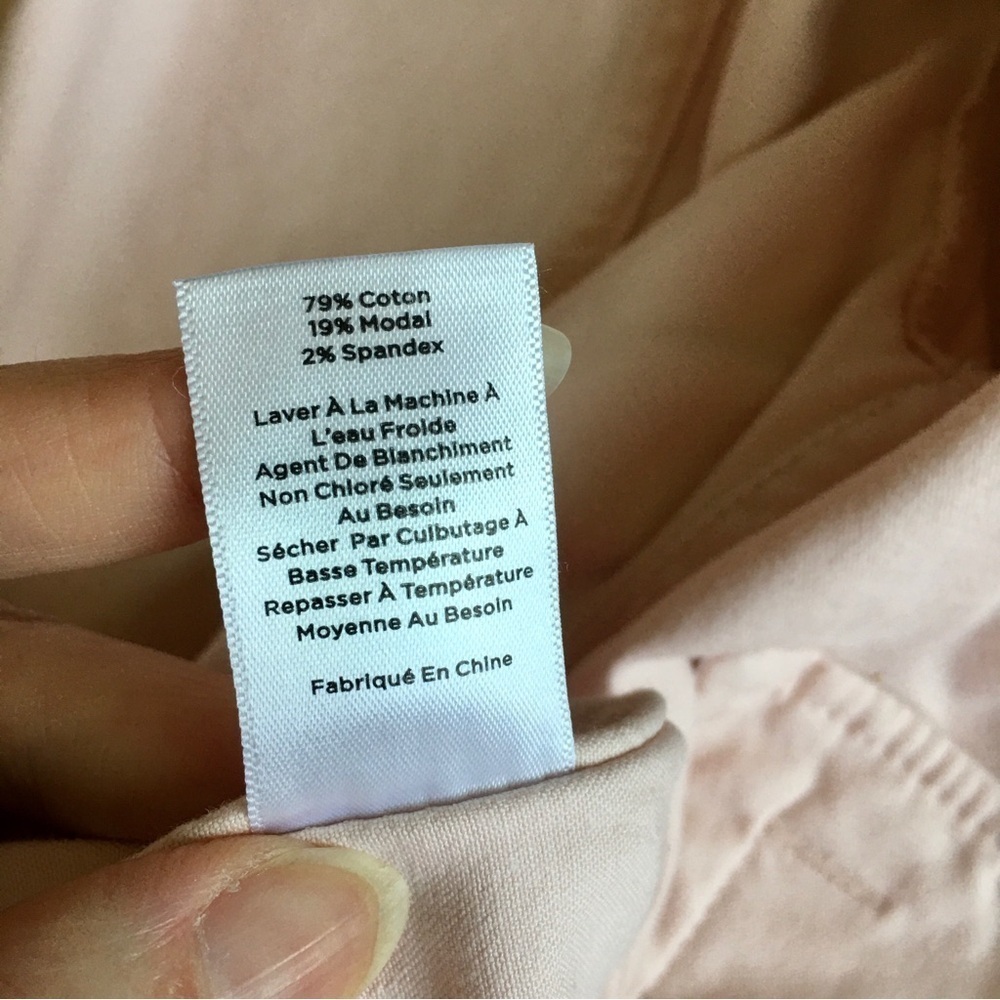 Talbots Jean Jacket, Cotton, Lightweight, Pastel Pink, Size L - Picture 10 of 17